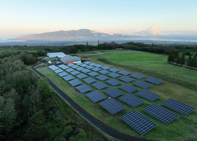 Chris Cole's aerial image of Maui Grown's upcountry production facility site. On October 27, 2023, Maui Grown Therapies received approval from the Department of Health to double cannabis cultivation operations at its carbon neutral Production Center #1 in Upcountry Maui.