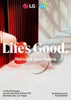 LG TO PRESENT INNOVATIVE SOLUTIONS FOR A BETTER LIFE AT CES 2024