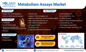 Metabolism Assays Market Size Revenue Expected to Reach USD 2,803.50 Million By 2032, at CAGR of 7.5%: Polaris Market Research