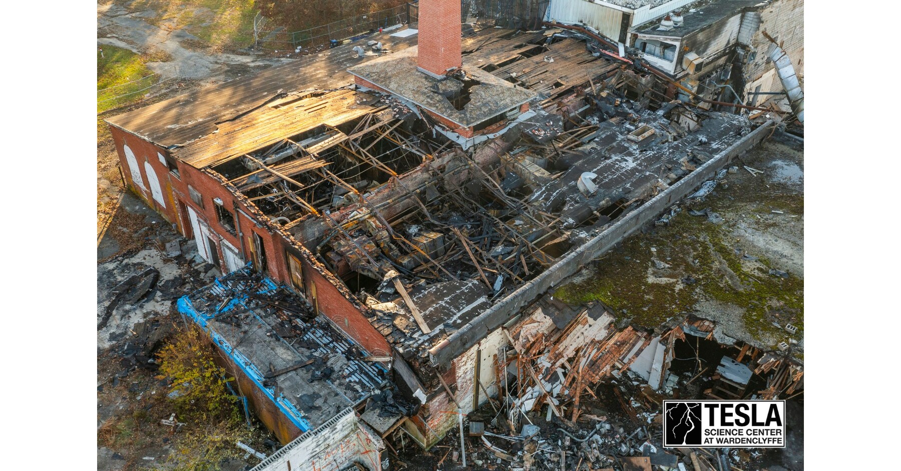 EL TESLA SCIENCE CENTER EN WARDENCLYFFE SERIAMENTE DA&Ntilde;ADO POR UN INCENDIO