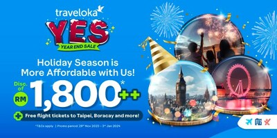 TRAVELOKA’S YEAR END SALE TAKES MALAYSIANS AROUND THE WORLD WITH GREAT DISCOUNTS AND REWARDS