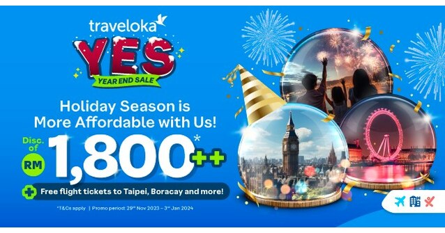 TRAVELOKA'S YEAR END SALE TAKES MALAYSIANS AROUND THE WORLD WITH GREAT ...