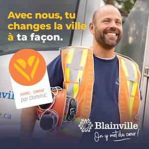 Blainville dévoile sa nouvelle marque employeur : On y met du cœur!