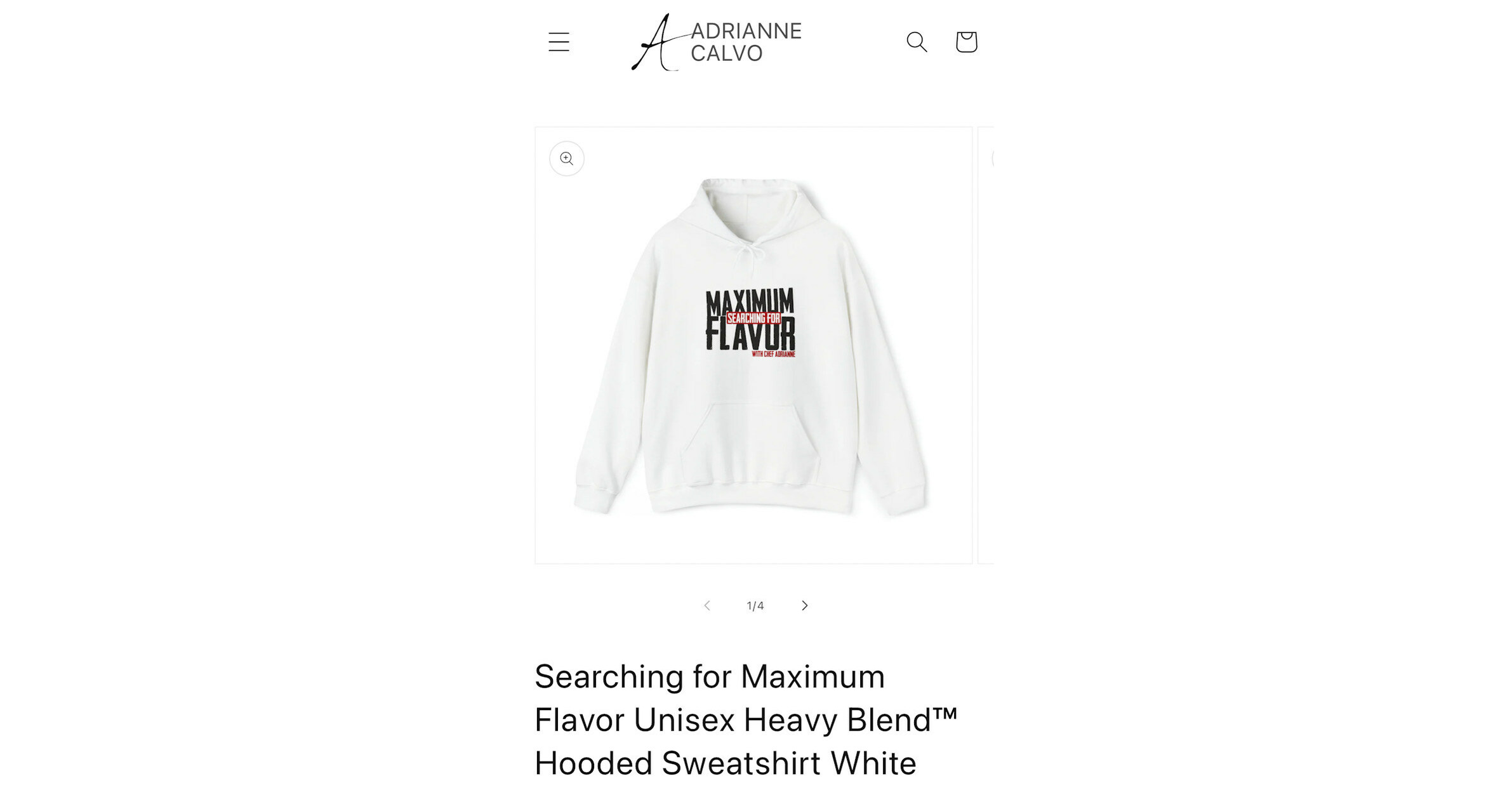 Renowned Chef Adrianne Calvo Expands Brand with Exclusive Clothing Merch Line for Culinary and Travel Enthusiasts