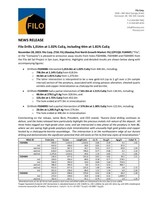 Filo Drills 1,014m at 1.02% CuEq, including 44m at 1.81% CuEq (CNW Group/Filo Corp.)