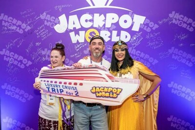 Jackpot World players won a Cruise Ship Trip.