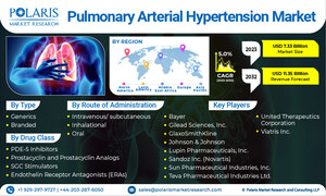 Pulmonary Arterial Hypertension Market Size Valuation Will Exceed USD 11.35 Billion By 2032, at 5.0% CAGR: Polaris Market Research