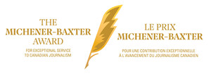 La période de mise en candidature pour le Prix Michener-Baxter pour une contribution exceptionnelle à l'avancement du journalisme canadien est ouverte