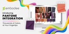Now Available: Pantone® Matching System Integration for Embodee