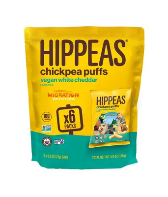 HIPPEAS Migration-themed Chickpea Puffs