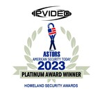 IPVideo Corporation Honored with Six 'ASTORS' Homeland Security Awards and President David Antar Named Industry Leadership and Innovation Person of the Year