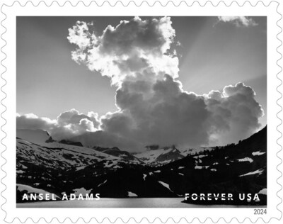 U.S. Postal Service Reveals Additional Stamps for 2024 - Ansel Adams Stamp - Image Credit: U.S. Postal Service