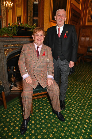 Elton John welcomes expansion of opt-out testing for HIV to 46 Accident & Emergency sites across England and calls on all political leaders to do more to end AIDS in a speech at Speaker's House