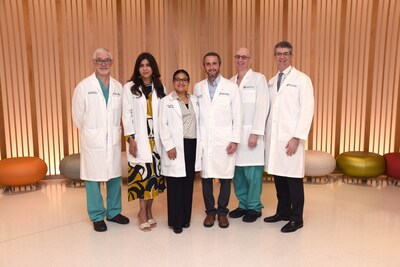 A team of Nicklaus Children's Hospital physicians will be active in the G4 Alliance as part of the hospital's membership in the organization. Participating physicians include (from left): Dr. John Ragheb, Dr. Saima Aftab,  Dr. Monica Payares-Lizano,  Dr. Aaron Berger, Dr. Jordan Steinberg and Dr. Chad Perlyn.