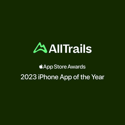AllTrails est nomme finaliste du prix Application iPhone de l'anne en 2023