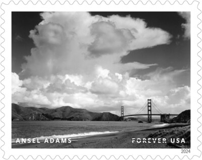 U.S. Postal Service Reveals Additional Stamps for 2024 - Ansel Adams Stamp - Image Credit: U.S. Postal Service