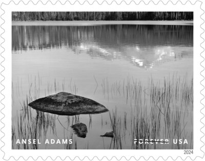 U.S. Postal Service Reveals Additional Stamps for 2024 - Ansel Adams Stamp - Image Credit: U.S. Postal Service