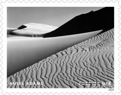 U.S. Postal Service Reveals Additional Stamps for 2024 - Ansel Adams Stamp - Image Credit: U.S. Postal Service