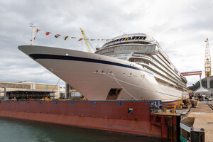 VIKING MARKS FLOAT OUT OF NEWEST OCEAN SHIP