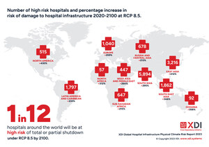 Physical climate risk analysis of over 200 000 hospitals exposes risk of shutdowns from extreme weather