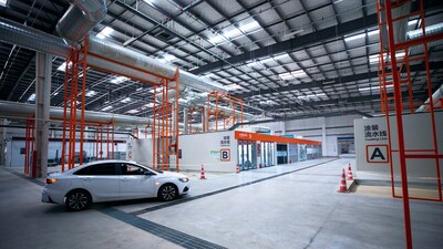 Uxin Used Car Reconditioning Factory