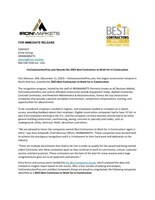 ForConstructionPros.com, the largest construction network in North America, unveiled the 2023 Best Contractors to Work for in Construction.