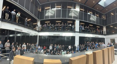 York personnel watch BANE launch from Willow Facility.