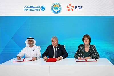 Masdar and EDF Sign Major Agreement with Government of the Kyrgyz Republic to Develop up to 3.6GW of Hydropower and Renewable Project