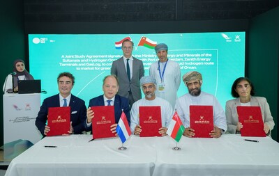 Sultanate of Oman signs JSA for the development of a green hydrogen corridor between Oman and the Netherlands