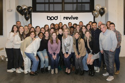 BPD leaders, including Jason Brown, CEO, and Jessica Schmidt, President, were in Nashville to celebrate this exciting milestone with the Revive team.