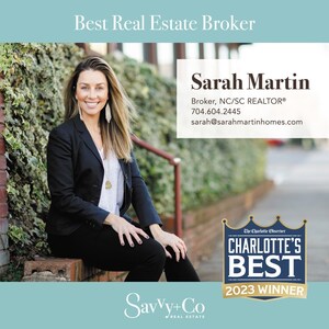 Savvy + Co. Real Estate Shines Again, Winning Gold for Best Real Estate Company in Charlotte - Second Year in a Row!
