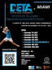 DETA International Tournaments, Dec. 7 - 21 hosted by David Ensignia Tennis Academy