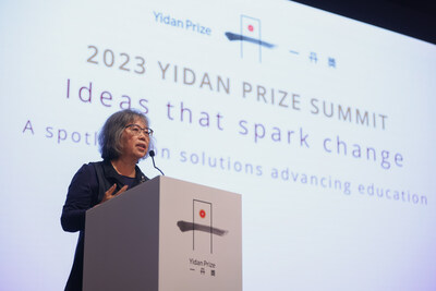 La profesora Michelene Chi, galardonada con el Premio Yidan de Investigación Educativa 2023, inaugura la mesa redonda 