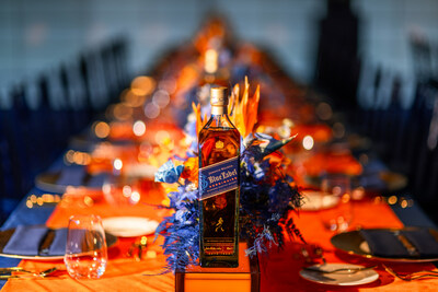 Johnnie Walker Blue Label Xordinaire an all-new luxury whisky exclusively for travellers was launched at a star-studded event in the Chinese resort of Hainan (PRNewsfoto/Johnnie Walker)