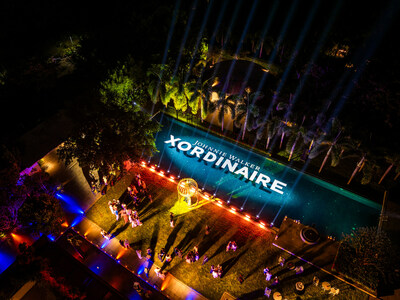 Johnnie Walker Blue Label Xordinaire an all-new luxury whisky exclusively for travellers was launched at a star-studded event in the Chinese resort of Hainan (PRNewsfoto/Johnnie Walker)