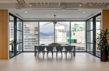 The news spaces of the BDC Square in Vancouver. Photo credit: Upper Left Photography (CNW Group/Business Development Bank of Canada)