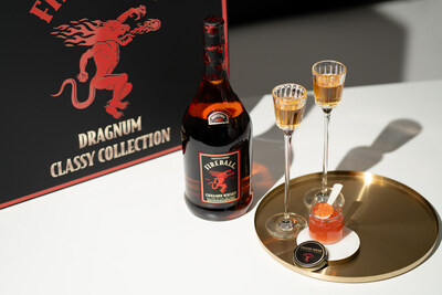 Fireball, the world’s #1 shot brand, is saying hell no to stuffy celebrations and hell-o to “classy” holiday party accoutrement with the exclusive drop of the Fireball Dragnum Classy Collection, an elegant holiday gift box including Crystal Shot Glass Flutes, Dragon Egg Caviar and a magnum-sized bottle - aka Dragnum - of Fireball Whisky.