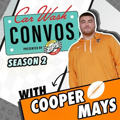 In this episode of Car Wash Convos™ discover off the field secrets with Cooper Mays and host Kenzie Couch in the ZIPS Car Wash tunnel! Watch to find out his take on waffle vs. crispy fries, his go-to celebration dance, and the hobby he’s eager to pick up next!