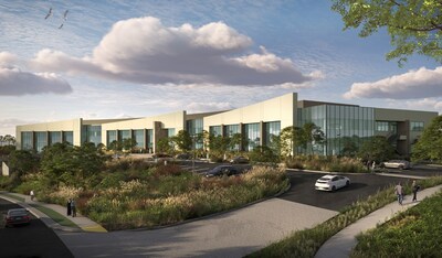 Render for 165,000 SF expansion of Ionis' Carlsbad life sciences campus and HQ (CNW Group/Oxford Properties Group Inc.)