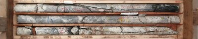 Image 2: REE Mineralized-Xenolithic Dolomite West Pit Wall Radiometric Anomaly (WI23-82, 40.75-44.10 m) (CNW Group/Defense Metals Corp.)