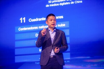 William Dong presidente de Marketing da Huawei Cloud (PRNewsfoto/HUAWEI CLOUD)