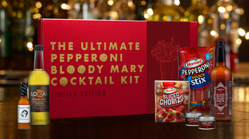 Fans who purchase the Ultimate Pepperoni Bloody Mary Cocktail Kit for $100 by Dec. 13 will receive their box by Dec. 21, just in time for the holiday gifting season. Supplies are extremely limited.