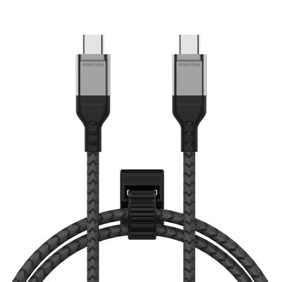 Designed for high-performance power delivery to USB-C and USB-C 2.0 devices like the iPhone 15 series, tablets, and computers, the ROKFORM PowerTrip 100W Charging USB-C Charging Cable is available in 0.5-, one-, and two-meter lengths.