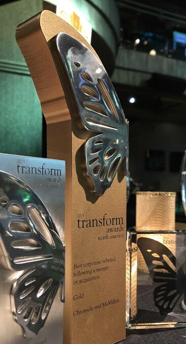 Chronicle Heritage and McMillian Clinch Gold at Transform Awards North America for Exceptional Corporate Rebrand Following Merger - Vimarsana News