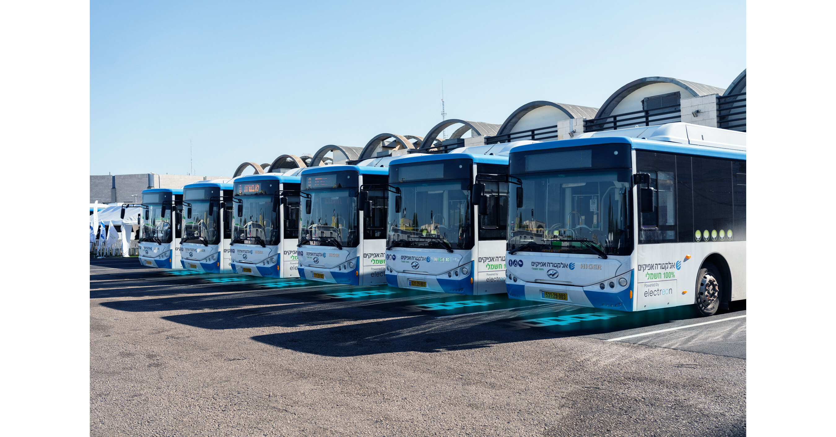 Electreon Unveils the World’s First Commercial Wireless Charging Terminal for Buses in Israel