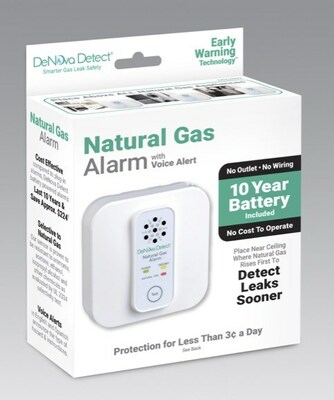 New DeNova Detect 10-Year Battery Powered Natural Gas Alarm Available at Lowe's