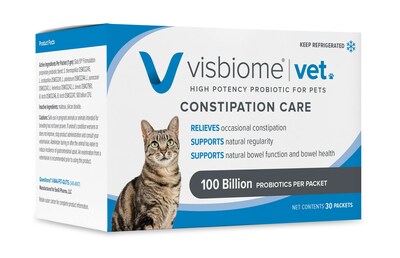 First-in-class probiotic for cat constipation aims to help pet parents with common feline condition