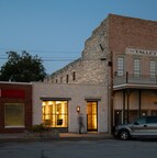 Exterior of Jeff Garnett Architect studio in Glen Rose, Texas (photo by Costa Christ)
