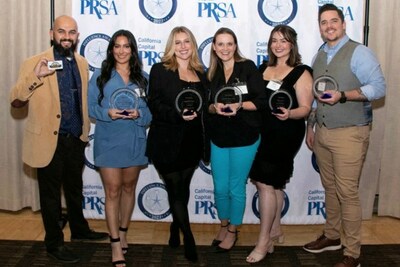 The Merlot Marketing team secured five Influence and Merit awards at this year’s PRSA California Capitol Chapter’s Influence awards.