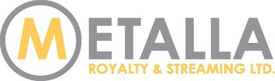 Metalla Royalty and Streaming Ltd. Logo (CNW Group/Metalla Royalty and Streaming Ltd.)